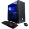 CyberPowerPC - Desktop - Intel Core i5-8600K - 8GB Memory - NVIDIA GeForce GTX 1070 Ti - 120GB Solid State Drive + 1TB Hard Drive - Black-Front_Standard