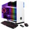 CyberPowerPC - Desktop - Intel Core i7 - 32GB Memory - NVIDIA GeForce GTX 1070 Ti - 480GB Solid State Drive + 3TB Hard Drive - White-Front_Standard