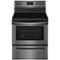 Frigidaire - 4.9 Cu. Ft. Freestanding Electric Range - Black Stainless Steel-Front_Standard