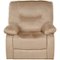 Relaxzen - Rocker Recliner Chair - Beige-Front_Standard