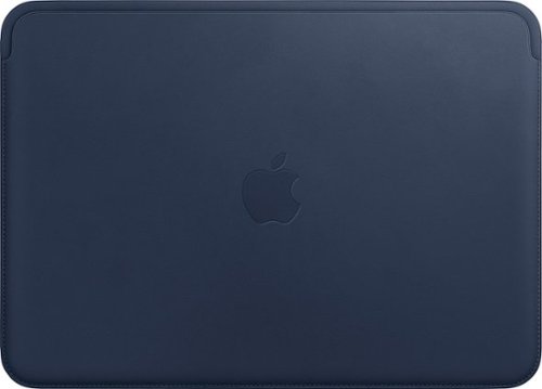 Apple - Leather Sleeve for 12-Inch MacBook - Midnight Blue