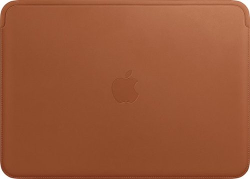 Apple - Leather Sleeve for 12-Inch MacBook - Saddle Brown