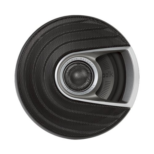 Polk Audio - MM1 Series 6-1/2" 2-Way Car Speakers with Dynamic Balance Cones (Pair) - Black/Silver-Front_Standard 