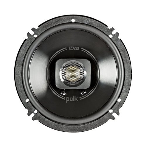 Polk Audio - 6-1/2" 2-Way Marine Speakers with Polypropylene Cones (Pair) - Black-Front_Standard 
