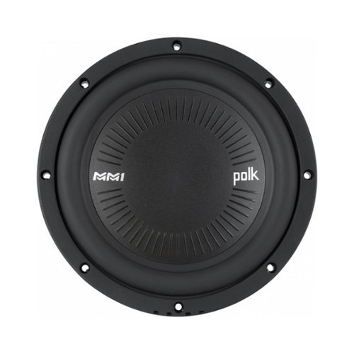 Polk Audio - MM1 Series 8" Dual-Voice-Coil 4-Ohm Subwoofer - Black-Front_Standard 