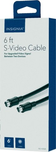 Insignia™ 6' S-Video Cable - Black HOW TO BUY