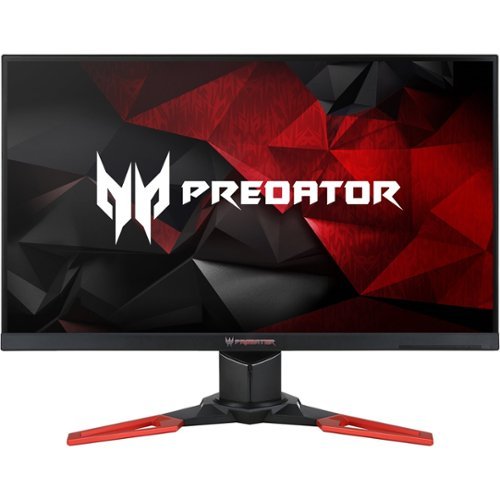 Acer - Refurbished Predator XB271HU 27" LED QHD GSync Monitor - Black with red accents