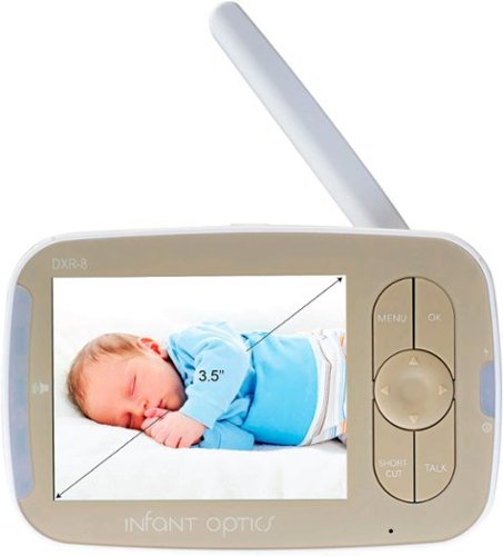 Infant Optics Video Baby Monitor with 3.5 Screen - Gold/White WORLDWIDE DELIVERY