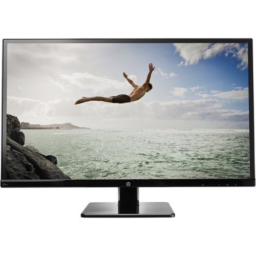 HP - 27SV 27" IPS LED FHD Monitor - Black-Front_Standard 