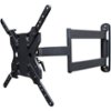 SunBriteTV - Outdoor Tilting TV Wall Mount for Most 43" - 65" TVs - Extends 24.4" - Powder coated black-Front_Standard