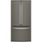 GE - 18.6 Cu. Ft. French Door Counter-Depth Refrigerator - Slate-Front_Standard 