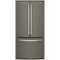 GE - 18.6 Cu. Ft. French Door Counter-Depth Refrigerator with Internal Water Dispenser - Slate-Front_Standard