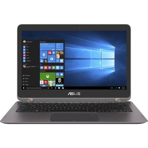 ASUS - ZenBook Flip UX360UA 2-in-1 13.3" Touch-Screen Laptop - Intel Core i7 - 16GB Memory - 512GB Solid State Drive - Gray-Front_Standard 