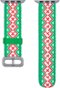 Dynex™ - Holiday Sweater Nylon Band for Apple Watch® 38mm and 40mm - Green/Red/White-Angle_Standard