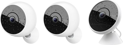 Logitech - Circle 2 Indoor/Outdoor 1080p Wi-Fi Home Security Camera (3-Pack)-Front_Standard 