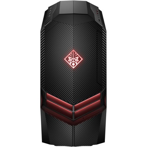 OMEN by HP Desktop - Intel Core i7 - 16GB Memory - NVIDIA GeForce GTX 1080 Ti - 2TB Hard Drive + 512GB Solid State Drive - HP finish in black-Front_Standard 