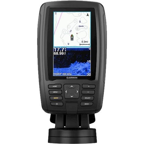 Garmin - ECHOMAP Plus 44cv Fishfinder/Charplotter GPS - Black-Front_Standard 