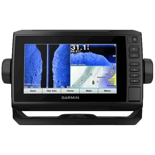 Garmin - ECHOMAP Plus 73sv Fishfinder/Charplotter GPS - Black-Front_Standard 