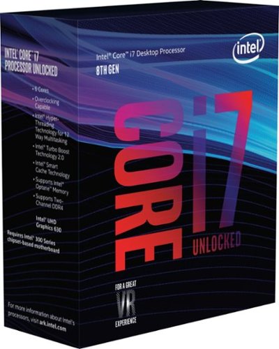 Intel Core i7 8700K Coffee Lake Six Core 3.7 GHz Socket LGA 1151