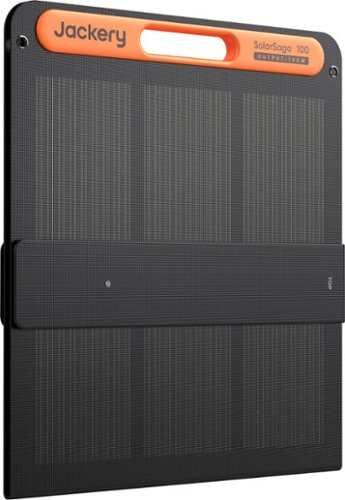 Jackery SolarSaga Portable Panel 100W Black JS-100C - Best Buy Jackery SolarSaga Portable Panel 100W Black JS-100C - Best Buy