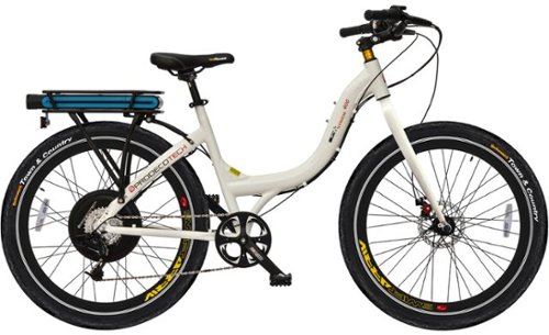 ProdecoTech - Stride 400 26" Electric Bike - Gloss White-Front_Standard 