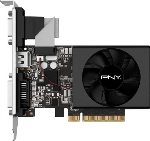  PNY - NVIDIA GeForce GT 730 2GB DDR3 PCI Express 2.0 Graphics Card - Black