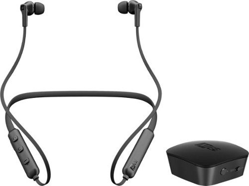  MEE audio - T1N1 Wireless In-Ear Headphones and Connect Dual-Headphone Bluetooth Audio Transmitter - Black