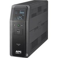 APC - Back-UPS Pro 1350VA 10-Outlet/2-USB Battery Back-Up and Surge Protector - Black