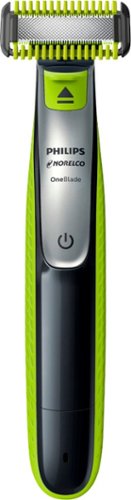  Philips Norelco - OneBlade Face + Body hybrid electric trimmer and shaver, QP2630/70 - Black, Green, Silver