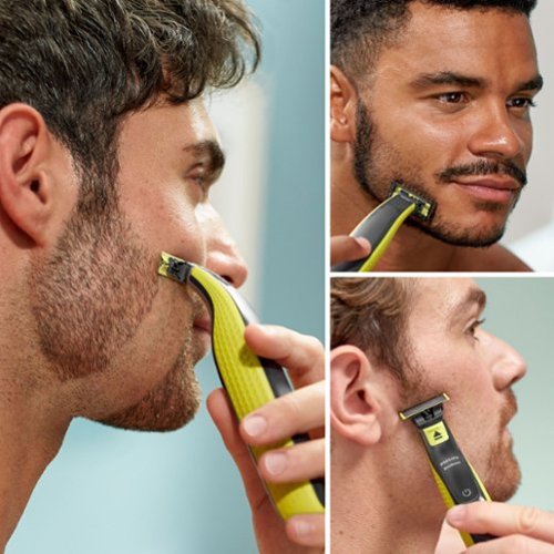 Philips Norelco OneBlade Face + Body hybrid electric trimmer and shaver, QP2630/70 - Black, Green, Silver GLOBAL SHIPPING