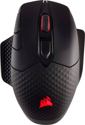  CORSAIR - DARK CORE Wireless 9 Button Optical Gaming Mouse with RGB Lighting
