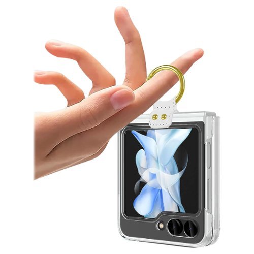 SaharaCase Hybrid-Flex Hard Shell with Ring Case for Samsung Galaxy Z Flip5 - Clear SHOP ONLINE