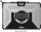 UAG - Plasma Series Protective Case for Microsoft Surface Pro 6, Surface Pro 5th Gen (2017) and Surface Pro 4 - White/Black-Front_Standard