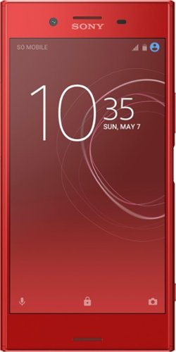 Sony - Xperia XZ Premium 4G LTE with 64GB Memory Cell Phone (Unlocked) - Rosso-Front_Standard 