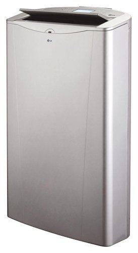  LG - 14,000 BTU Portable Air Conditioner and 14,000 BTU Heater - Silver