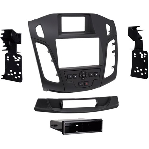 Metra - Dash Kit for Select 2015 Ford Focus Vehicles - Matte Black