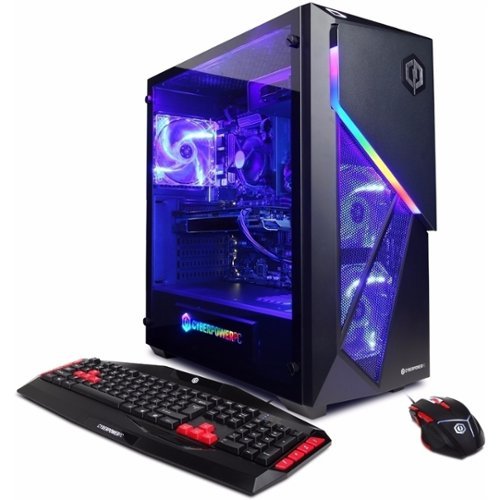 CyberPowerPC - Gamer Xtreme Gaming Desktop - Intel Core i5-8600K - 8GB Memory - NVIDIA GeForce GTX 1070 Ti - 2TB Hard Drive - Black-Front_Standard 