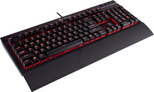  CORSAIR - K68 Wired Gaming Mechanical Cherry MX Red Switch Keyboard with Backlighting