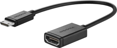 Insignia™ - Mini HDMI to HDMI Adapter - Black