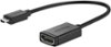 Insignia™ - Micro HDMI to HDMI Adapter - Black-Front_Standard