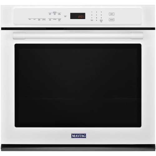 Maytag - 30" Built-In Single Electric Convection Wall Oven-Front_Standard 