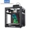 Flashforge - AD5M 3D Printer: CoreXY 600mm/s, 20k Acceleration, Auto-Level, 280°C Extruder, 220mm³ Build, Remote Monitor & Recovery - Black-Front_Standard