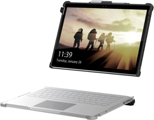 UAG PLASMA SERIES MICROSOFT SURFACE BOOK 3, 2, 1, & PERFORMANCE BASE CASE - Ice (Transparent) BUY IN EUROPE