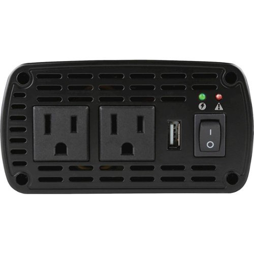 Duracell 400W High Power Inverter with USB Port - Black WORLDWIDE DELIVERY