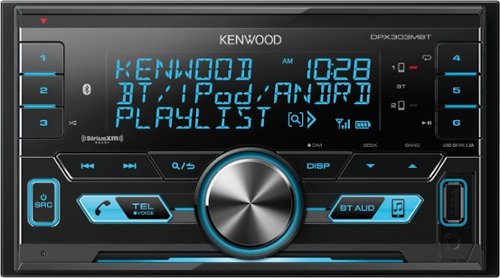  Kenwood - Built-in Bluetooth - In-Dash Digital Media Receiver - Black