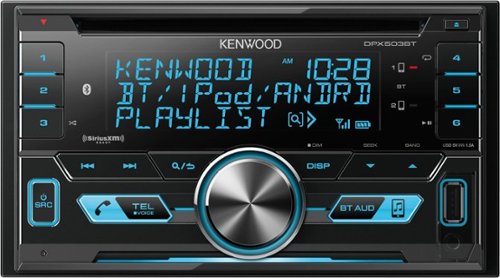  Kenwood - Built-in Bluetooth - In-Dash CD Receiver - Black