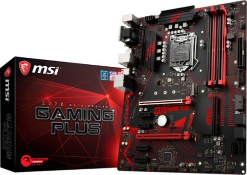 MSI - Z370 GAMING PLUS (Socket LGA1151) USB 3.1 Gen 1 Intel Motherboard-Front_Standard 