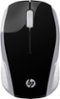 HP - 200 Wireless Optical Mouse - Silver-Front_Standard
