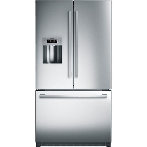  Bosch - 800 Series 25 Cu. Ft. French Door Refrigerator - Stainless Steel