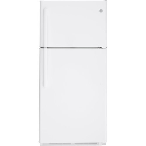 GE - 18.2 Cu. Ft. Top-Freezer Refrigerator-Front_Standard 